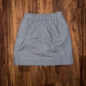 J. Crew Grey Paperbag Skirt